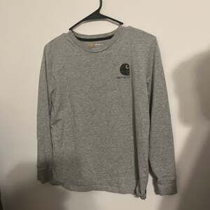 Carhartt Boy's Long Sleeve Graphic T-Shirt Grey Size Medium (10/12)